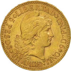 Argentina / Argentino 1886 - reverse photo