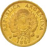 Argentino 1887: Photo Coin, Argentina, Argentino 1887 / thumbnail