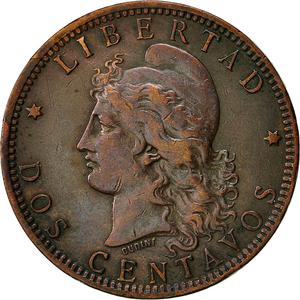 Argentina / Two Centavos 1895 - obverse photo