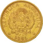 Argentino 1886: Photo Coin, Argentina, Argentino 1886 / thumbnail