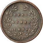 Half Real 1831 Buenos Aires: Photo Coin, Argentina, Half Real 1831 Buenos Aires / thumbnail