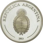 Five Pesos 2013 Silver: Photo Coin, Argentina, Five Pesos 2013 Silver / thumbnail