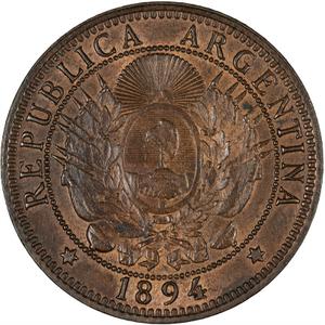 Argentina / Two Centavos 1894 - reverse photo