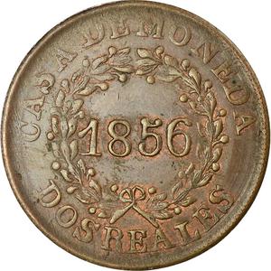 Argentina / Two Reales 1856 Buenos Aires - obverse photo