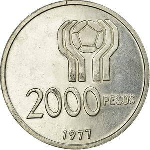 Argentina / Two Thousand Pesos 1977 - reverse photo