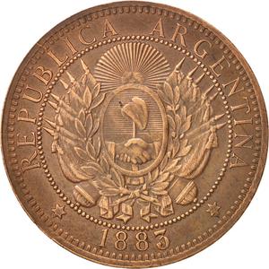 Argentina / Two Centavos 1883 - obverse photo