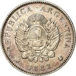 Twenty Centavos 1882: Photo Coin, Argentina, Twenty Centavos 1882 / thumbnail