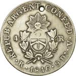 Four Reales 1846 La Rioja: Photo Coin, Argentina, Four Reales 1846 La Rioja / thumbnail