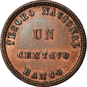 Argentina / One Centavo 1854 - reverse photo