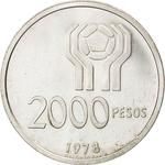 Two Thousand Pesos 1978: Photo Coin, Argentina, Two Thousand Pesos 1978 / thumbnail