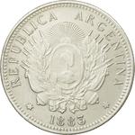 Argentina / Fifty Centavos 1883 - obverse photo