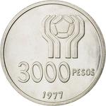 Three Thousand Pesos 1977: Photo Coin, Argentina, Three Thousand Pesos 1977 / thumbnail