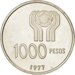 Argentina / One Thousand Pesos 1977 - reverse photo
