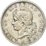 Fifty Centavos 1882: Photo Coin, Argentina, Fifty Centavos 1882 / thumbnail