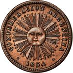 One Centavo 1854: Photo Coin, Argentina, One Centavo 1854 / thumbnail