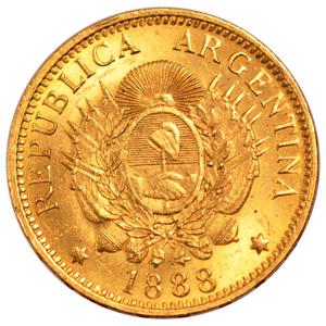 Argentina / Argentino 1888 - reverse photo