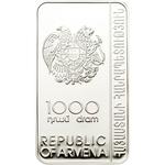 One Thousand Dram 2012 Etchmiadzin Monastery: Photo Coin, Armenia, One Thousand Dram 2012 Etchmiadzin Monastery / thumbnail