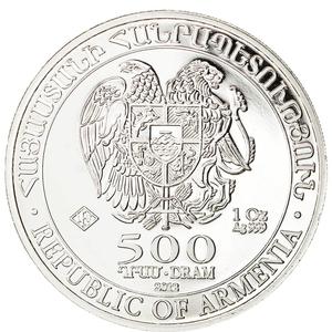 Armenia / One Ounce Silver 2012 Noah's Ark - reverse photo
