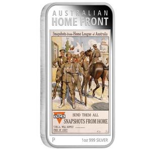 Australia / Silver Ounce 2017 World War I Home Front Poster - reverse photo