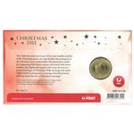 Australia / One Dollar 2011 Merry Christmas / In PNC - reverse photo