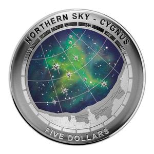 Australia / Silver Ounce 2016 Northern Sky - Cygnus - reverse photo