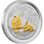 Silver Ounce 2008 Year of the Mouse - Gilded: Photo Coin, Australia, Silver Ounce 2008 Year of the Mouse - Gilded / thumbnail