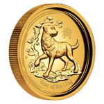 Gold Ounce 2018 Year of the Dog: Photo Coin, Australia, Gold Ounce 2018 Year of the Dog / thumbnail