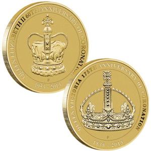 Australia / One Dollar 2013 Coronation - Queen Elizabeth - reverse photo