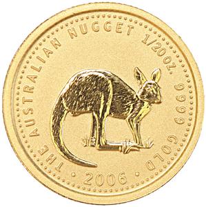 Australia / Gold Twentieth-Ounce 2006 Australian Nugget - reverse photo