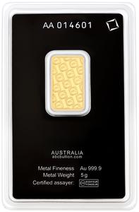 Australia / Gold Five Grams Bar - ABC Bullion - obverse photo