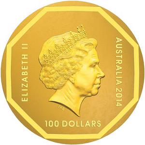 Australia / Gold Ounce 2014 Road Sign - Koala - obverse photo