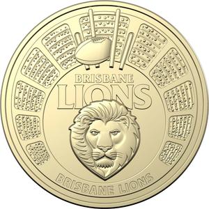 Australia / One Dollar 2024 AFL - Brisbane Lions - reverse photo