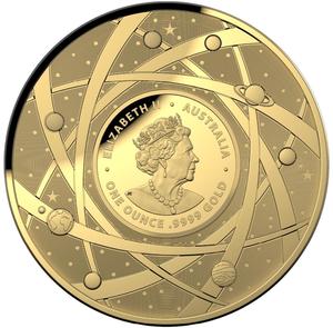 Australia / Gold Ounce 2021 Earth and Beyond - The Milky Way - obverse photo