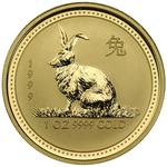 Gold Ounce 1999 Year of the Rabbit: Photo Coin, Australia, Gold Ounce 1999 Year of the Rabbit / thumbnail