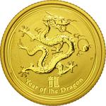 Gold Tenth-Ounce 2012 Year of the Dragon: Photo Coin, Australia, Gold Tenth-Ounce 2012 Year of the Dragon / thumbnail