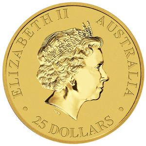 Australia / Gold Quarter Ounce 2016 Australian Kangaroo - obverse photo