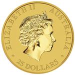 Gold Quarter Ounce 2016 Australian Kangaroo: Photo Coin, Australia, Gold Quarter Ounce 2016 Australian Kangaroo / thumbnail