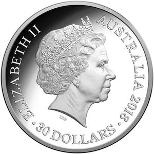 Australia / Silver Kilo 2018 Year of the Dog, RAM - obverse photo