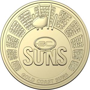 Australia / One Dollar 2024 AFL - Gold Coast Suns - reverse photo