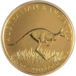 Australia / Gold Ounce 2008 Australian Kangaroo - reverse photo