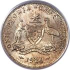 Florin - 1908 Coat of Arms: Photo Australia 1924 florin