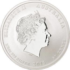 Australia / Silver Half Ounce 2015 Year of the Goat - obverse photo