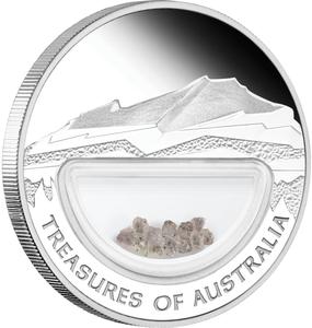 Australia / Silver Ounce 2009 Treasures of Australia - Diamonds - reverse photo