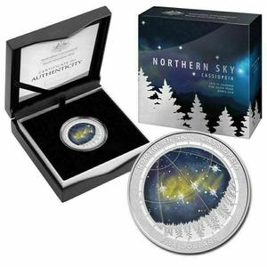 Australia / Silver Ounce 2016 Northern Sky - Cassiopea - reverse photo