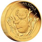 Gold Five Ounces 2021 Australian Koala: Photo Coin, Australia, Gold Five Ounces 2021 Australian Koala / thumbnail