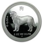 Australia / Silver Two Ounces 2006 Year of the Dog, Proof - reverse photo