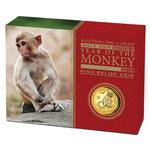 Gold Ounce 2016 Year of the Monkey, High Relief: Photo Coin, Australia, Gold Ounce 2016 Year of the Monkey / thumbnail