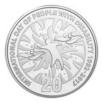 Twenty Cents 2017 People with Disability: Photo Coin, Australia, Twenty Cents 2017 People with Disability / thumbnail