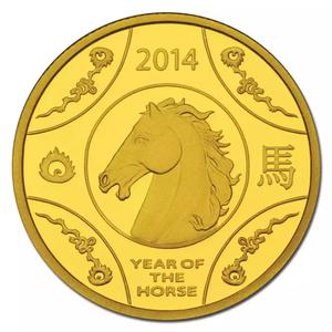 Australia / Gold Tenth-Ounce 2014 Year of the Horse, RAM - reverse photo