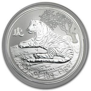 Australia / Silver Ounce 2010 Year of the Tiger (Series II) - reverse photo